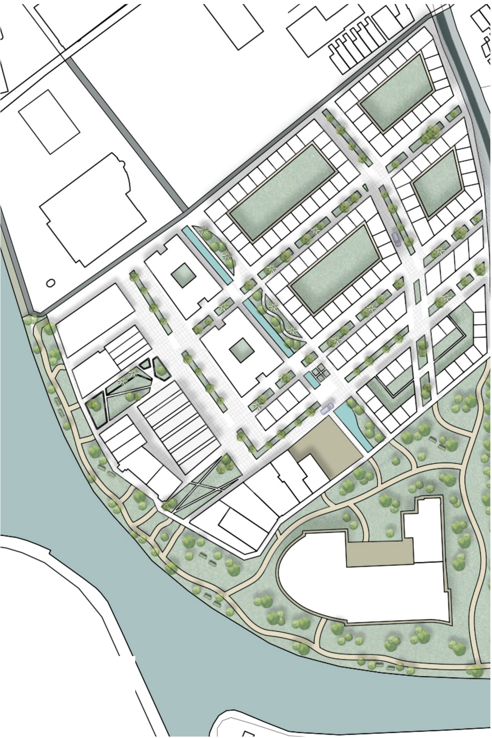 Masterplan, original scale 1:1000, 2024